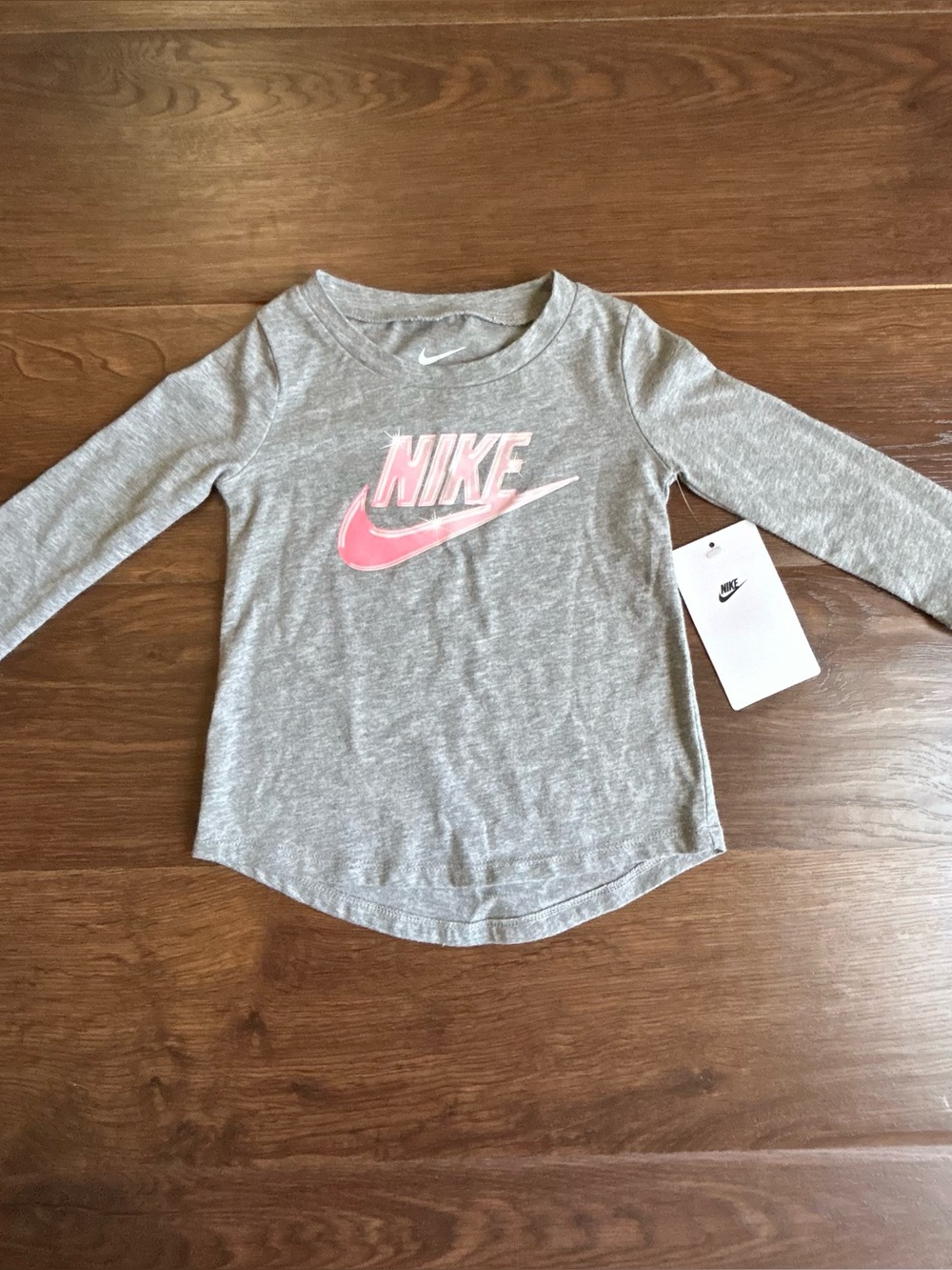 Nike Long Sleeve Top Heather Gray 12m